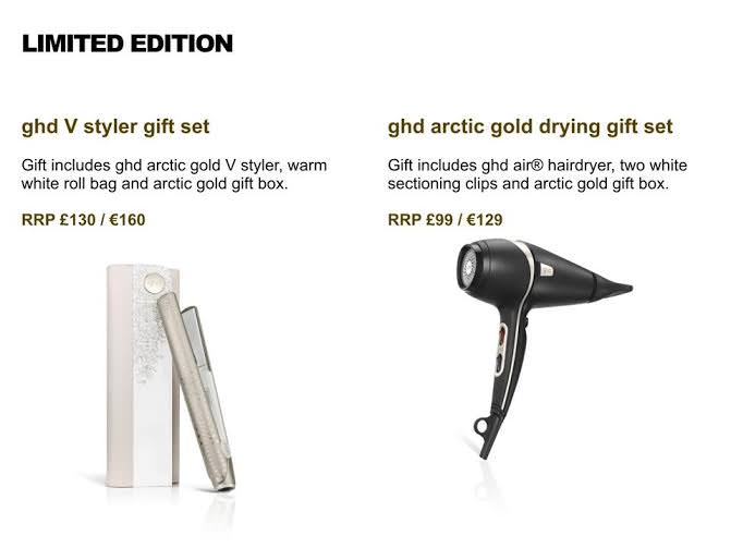 NEW ghd stylers for Christmas 2015